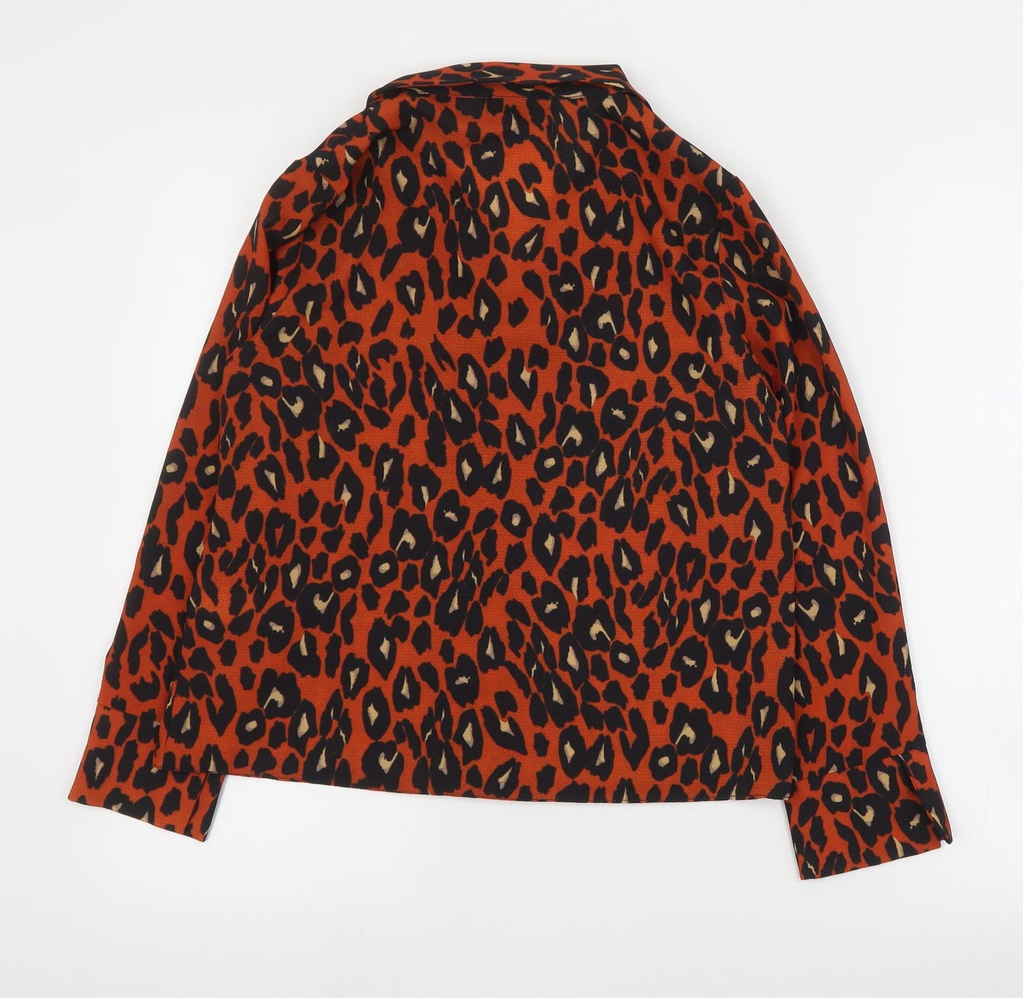 Womens UK Size 6 New Look Orange Basic Blouse