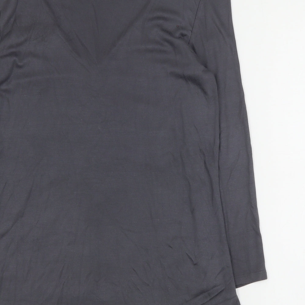 Womens UK Size M H&M Grey Basic Blouse