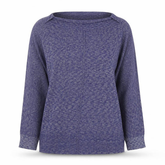 Woolworths Womens Blue Round Neck  Viscose Pullover Jumper Size S