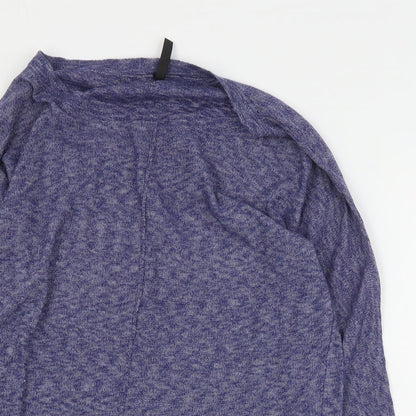 Woolworths Womens Blue Round Neck  Viscose Pullover Jumper Size S