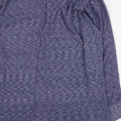 Woolworths Womens Blue Round Neck  Viscose Pullover Jumper Size S