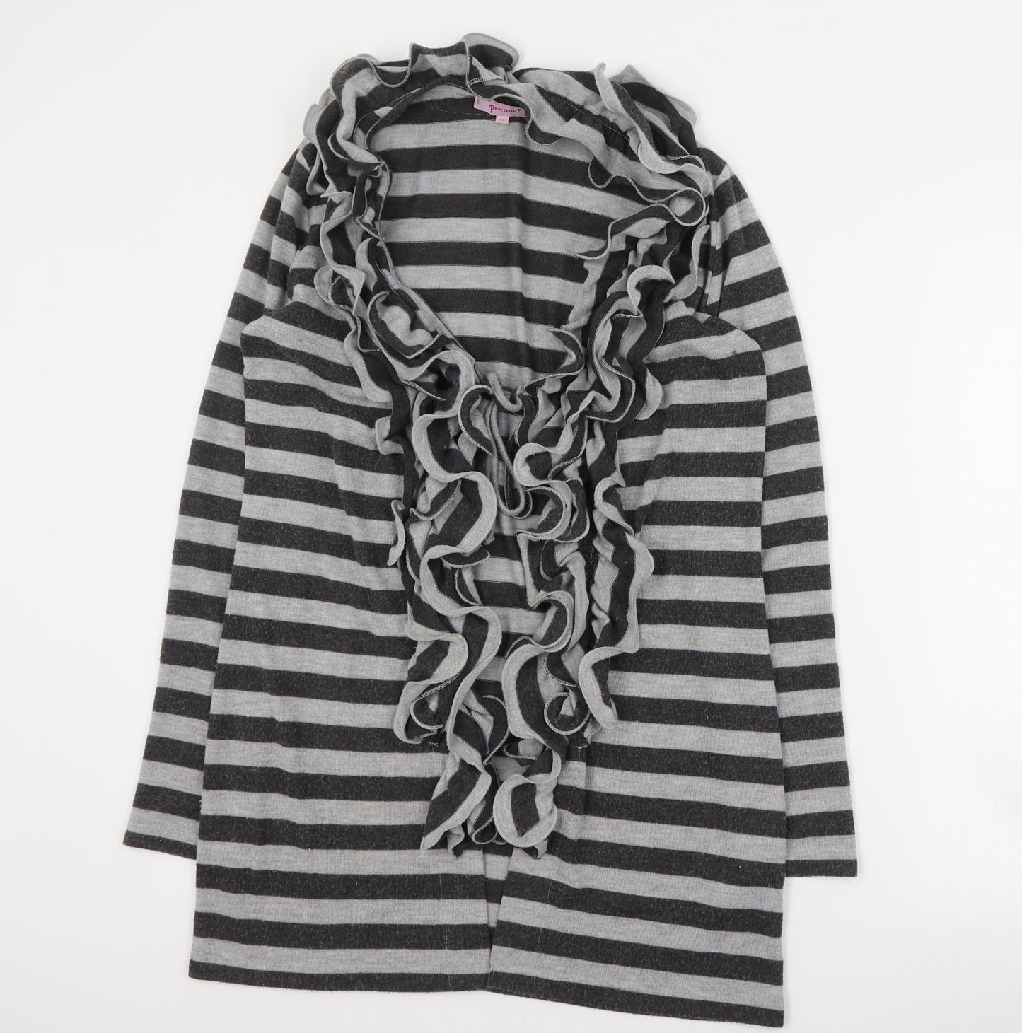 Womens UK Size 12 Per Una Grey Cardigan Jumper