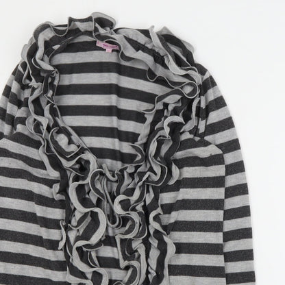 Womens UK Size 12 Per Una Grey Cardigan Jumper