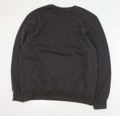 Slazenger Womens Grey  Polyester Pullover Sweatshirt Size L  Pullover