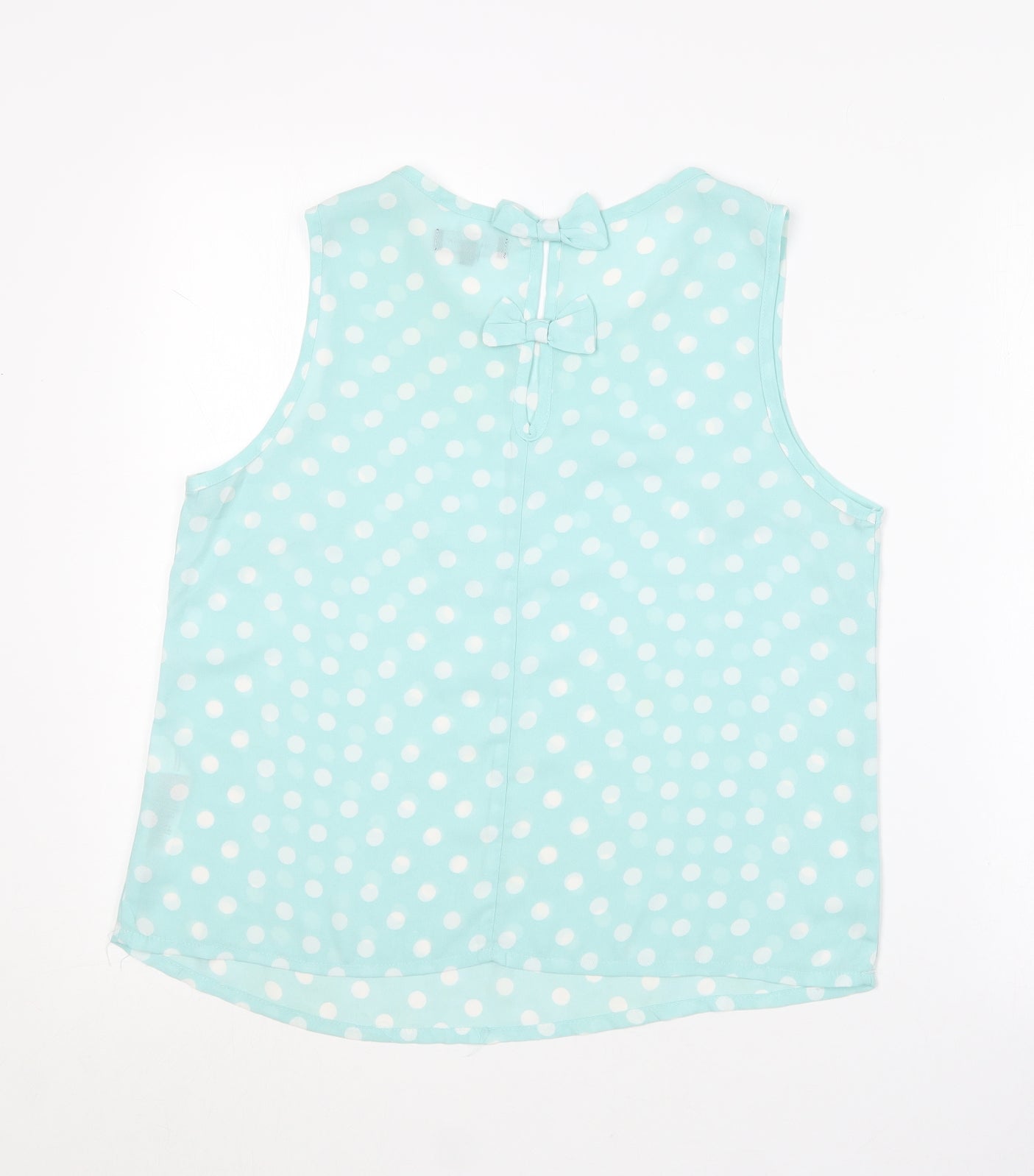 Womens UK Size 12 New Look Blue Basic Blouse