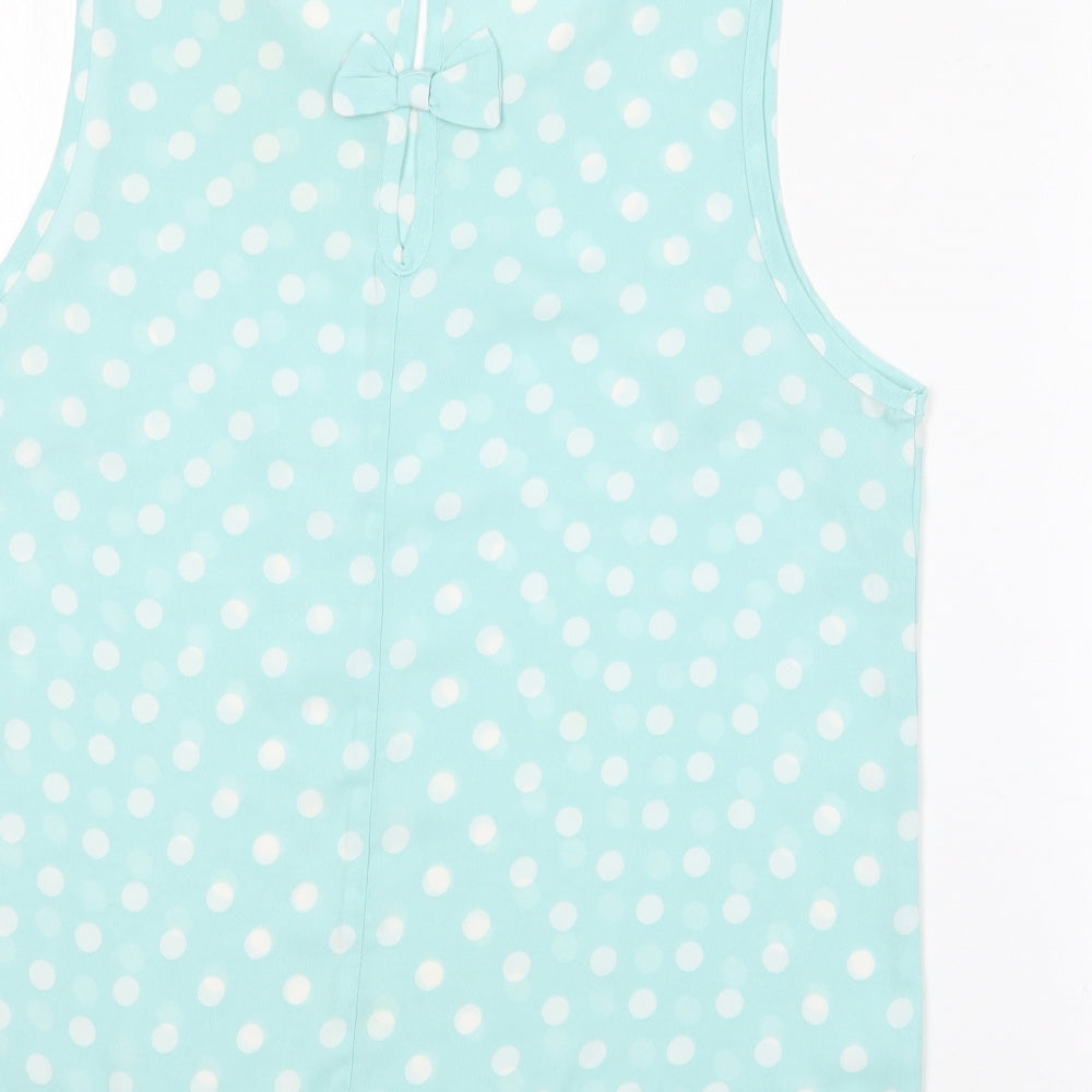 Womens UK Size 12 New Look Blue Basic Blouse