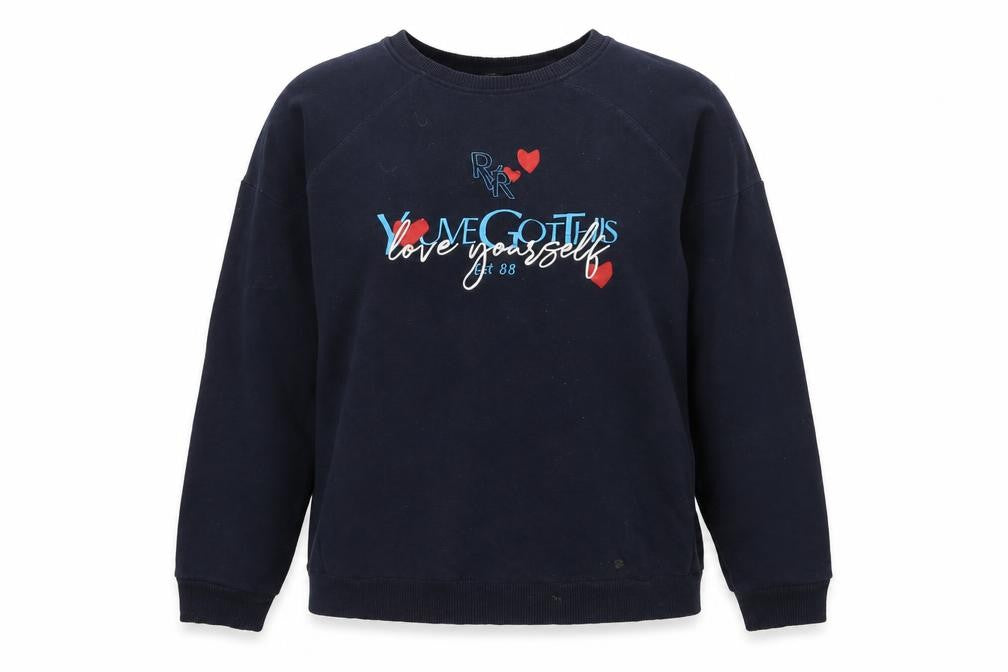 Womens UK Size M River Island Blue Pullover Jumper