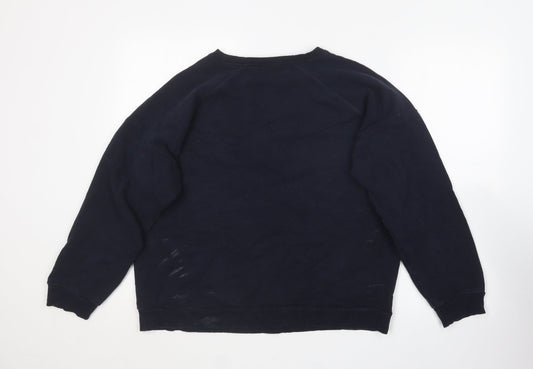 Womens UK Size M River Island Blue Pullover Jumper