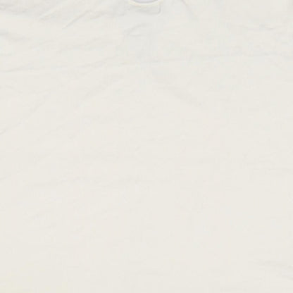 Wild Honey Womens Ivory V-Neck  Rayon Pullover Jumper Size S