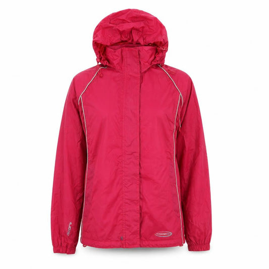 Womens UK Size 8 Mountain Life Pink Rain Coat