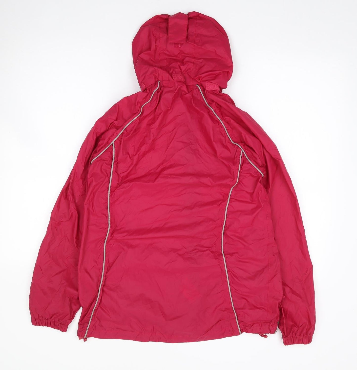 Womens UK Size 8 Mountain Life Pink Rain Coat