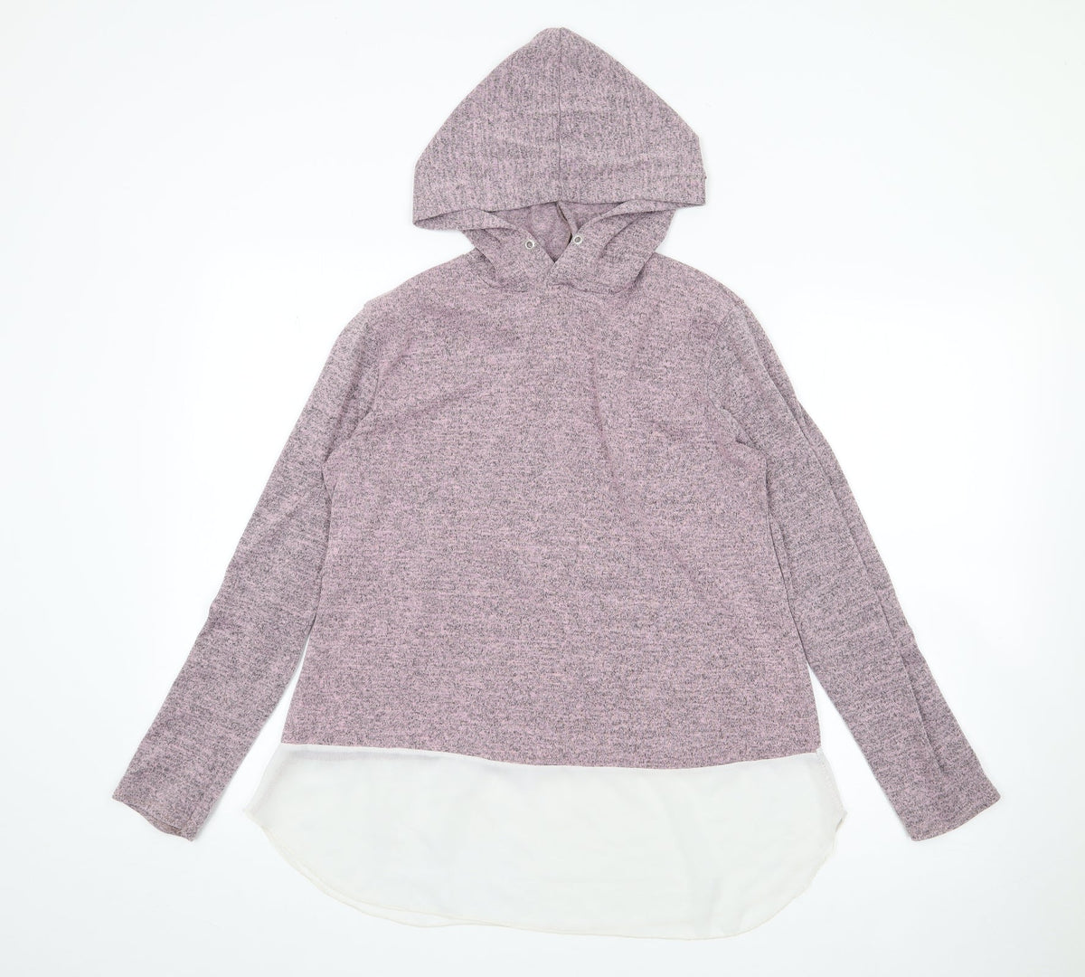 Ayanapa Womens Purple  Viscose Pullover Hoodie Size S  Pullover