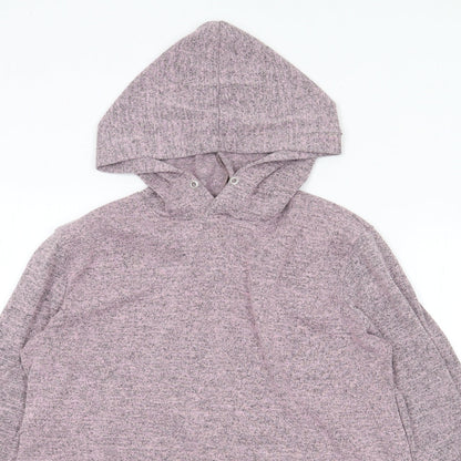 Ayanapa Womens Purple  Viscose Pullover Hoodie Size S  Pullover