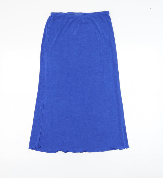 SheIn Womens Blue  Polyester Straight & Pencil Skirt Size 8