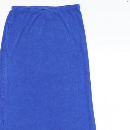 SheIn Womens Blue  Polyester Straight & Pencil Skirt Size 8