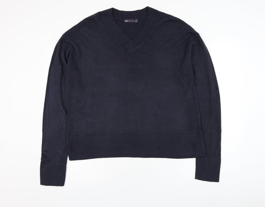 Womens UK Size 18 Marks and Spencer Blue Pullover Jumper
