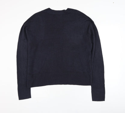 Womens UK Size 18 Marks and Spencer Blue Pullover Jumper