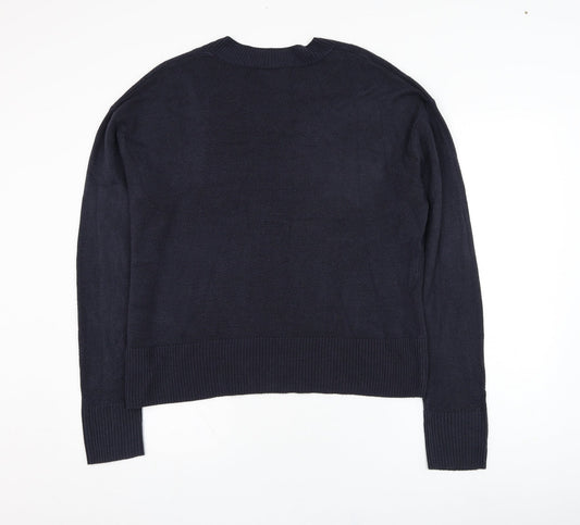 Womens UK Size 18 Marks and Spencer Blue Pullover Jumper