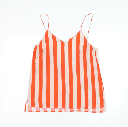Womens UK Size 10 Villa Red Basic Tank