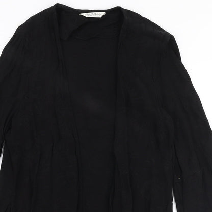Womens UK Size M Miss Selfridge Black Cardigan Jumper