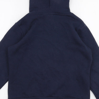 Board Angels Girls Blue  Cotton Pullover Hoodie Size 11-12 Years  Pullover