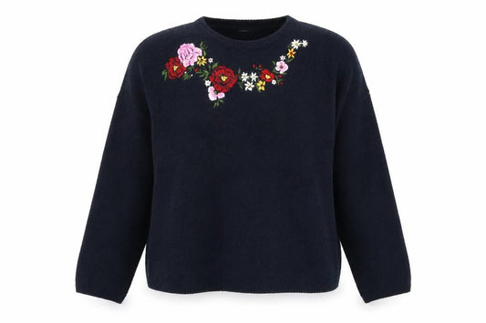 Womens UK Size M Bershka Blue Pullover Jumper