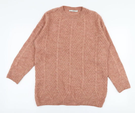 Womens UK Size S George Brown Pullover Jumper