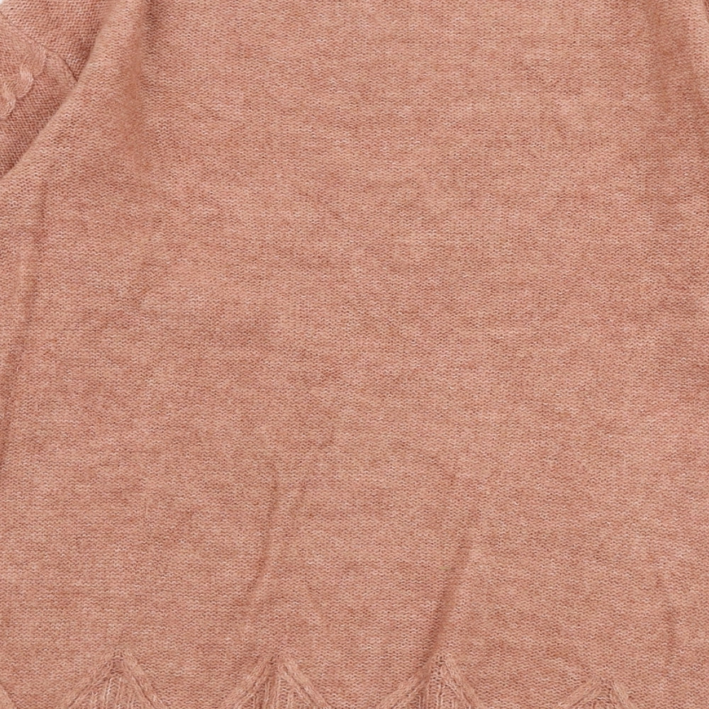 Womens UK Size S George Brown Pullover Jumper