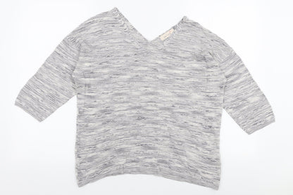 Womens UK Size 14 Marks and Spencer Grey Pullover Jumper