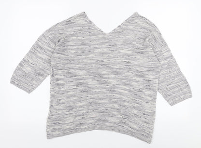 Womens UK Size 14 Marks and Spencer Grey Pullover Jumper