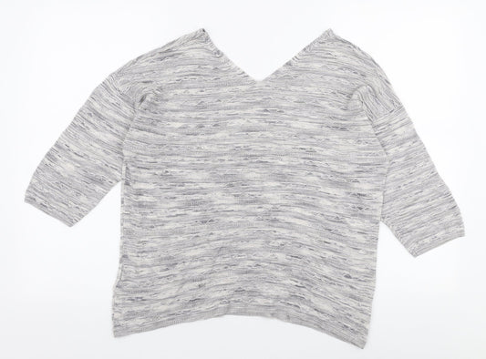 Womens UK Size 14 Marks and Spencer Grey Pullover Jumper