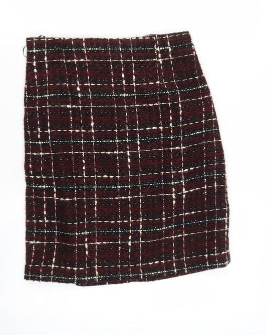 Limited Edition Womens Brown  Acrylic A-Line Skirt Size 8