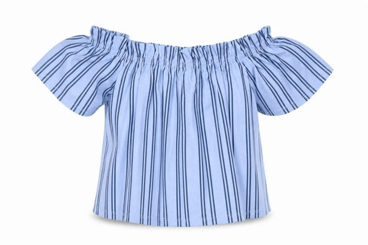 Womens UK Size 6 Miss Selfridge Blue Basic Blouse
