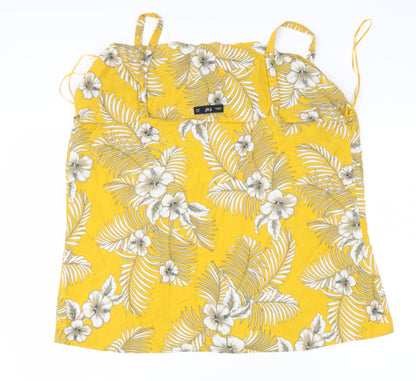 Womens UK Size 18 tesco Yellow Camisole Blouse