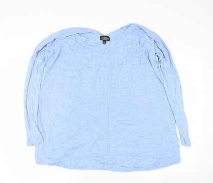 Womens UK Size 8 Topshop Blue Pullover Jumper