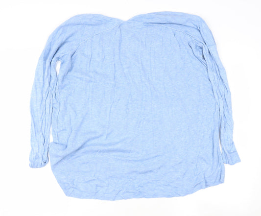 Womens UK Size 8 Topshop Blue Pullover Jumper