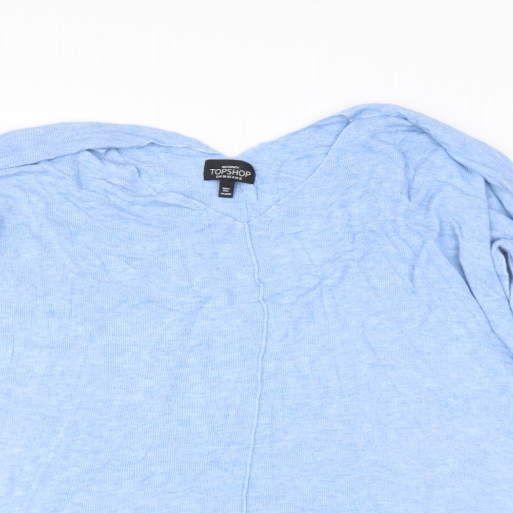 Womens UK Size 8 Topshop Blue Pullover Jumper