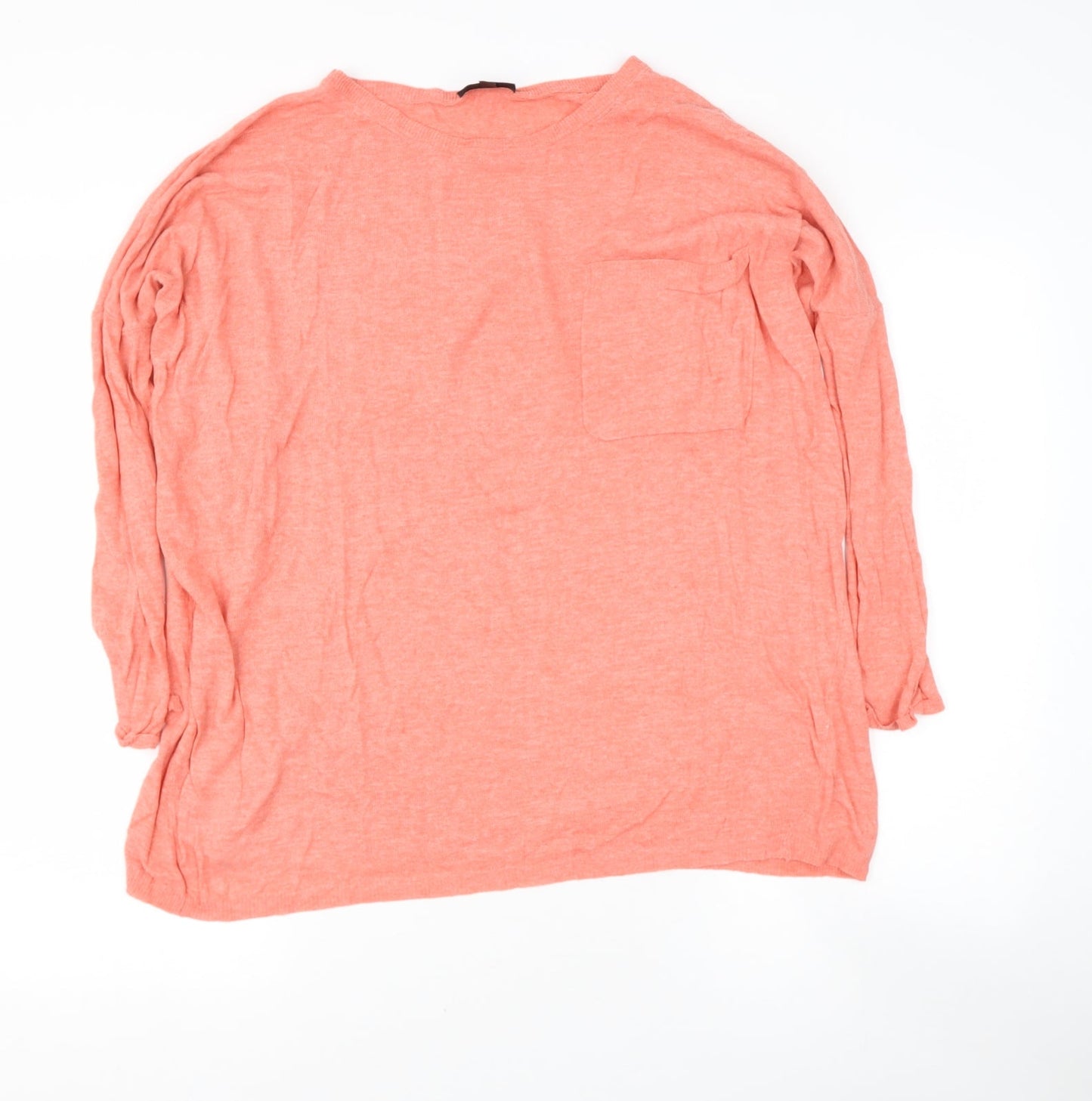 Womens UK Size 8 Topshop Pink Pullover Jumper