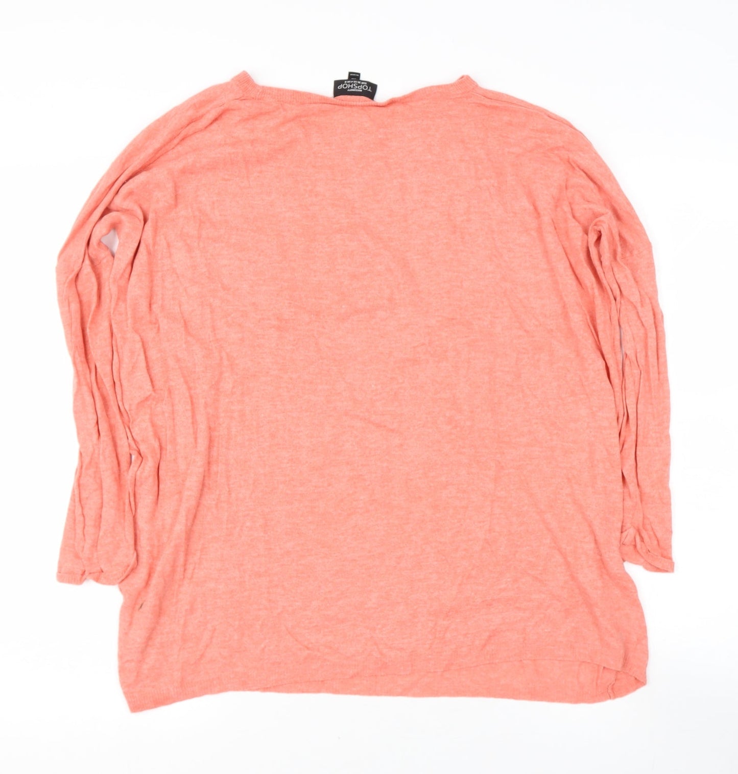Womens UK Size 8 Topshop Pink Pullover Jumper