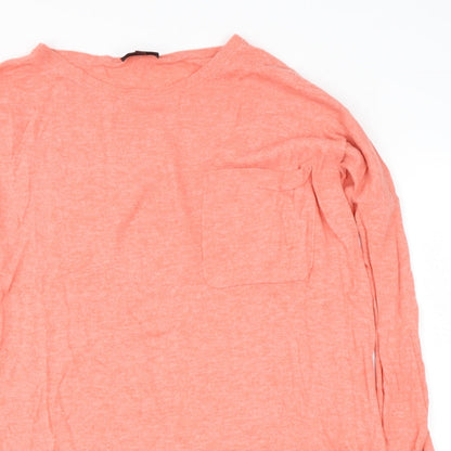Womens UK Size 8 Topshop Pink Pullover Jumper