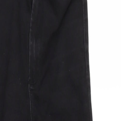 Womens UK Size 8 Denim and Co Regular Fit Mom Black Jeans