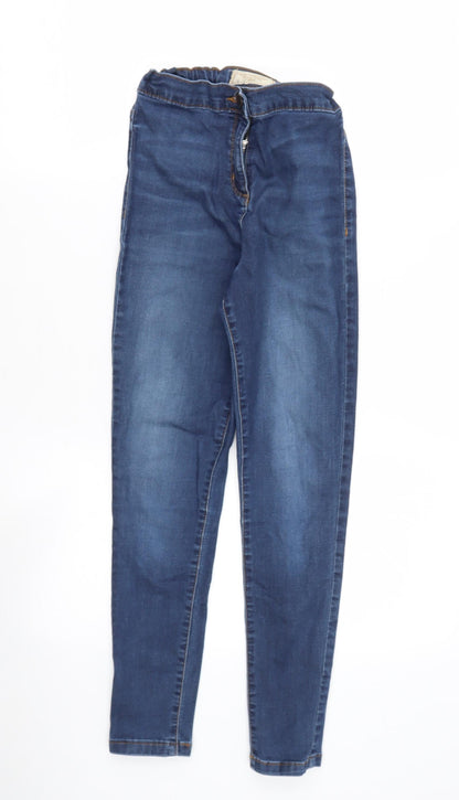 NEXT  Girls Blue  Cotton Skinny Jeans Size 12 Years  Regular
