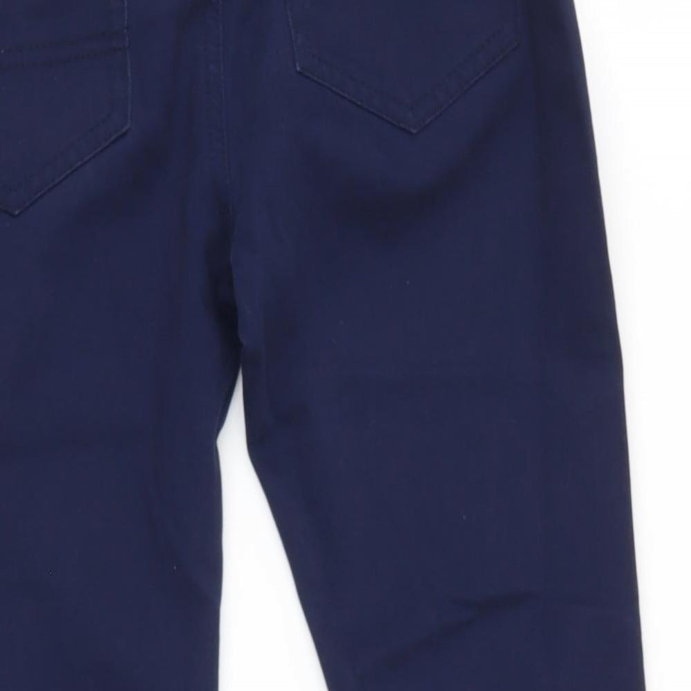 Denim & Co. Girls Blue  Cotton Skinny Jeans Size 9-10 Years  Regular
