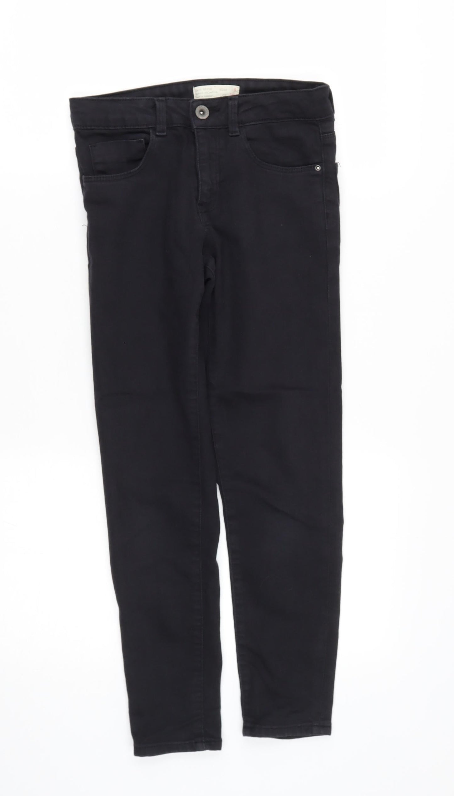 Zara Girls Black  Polyester Skinny Jeans Size 9 Months  Regular