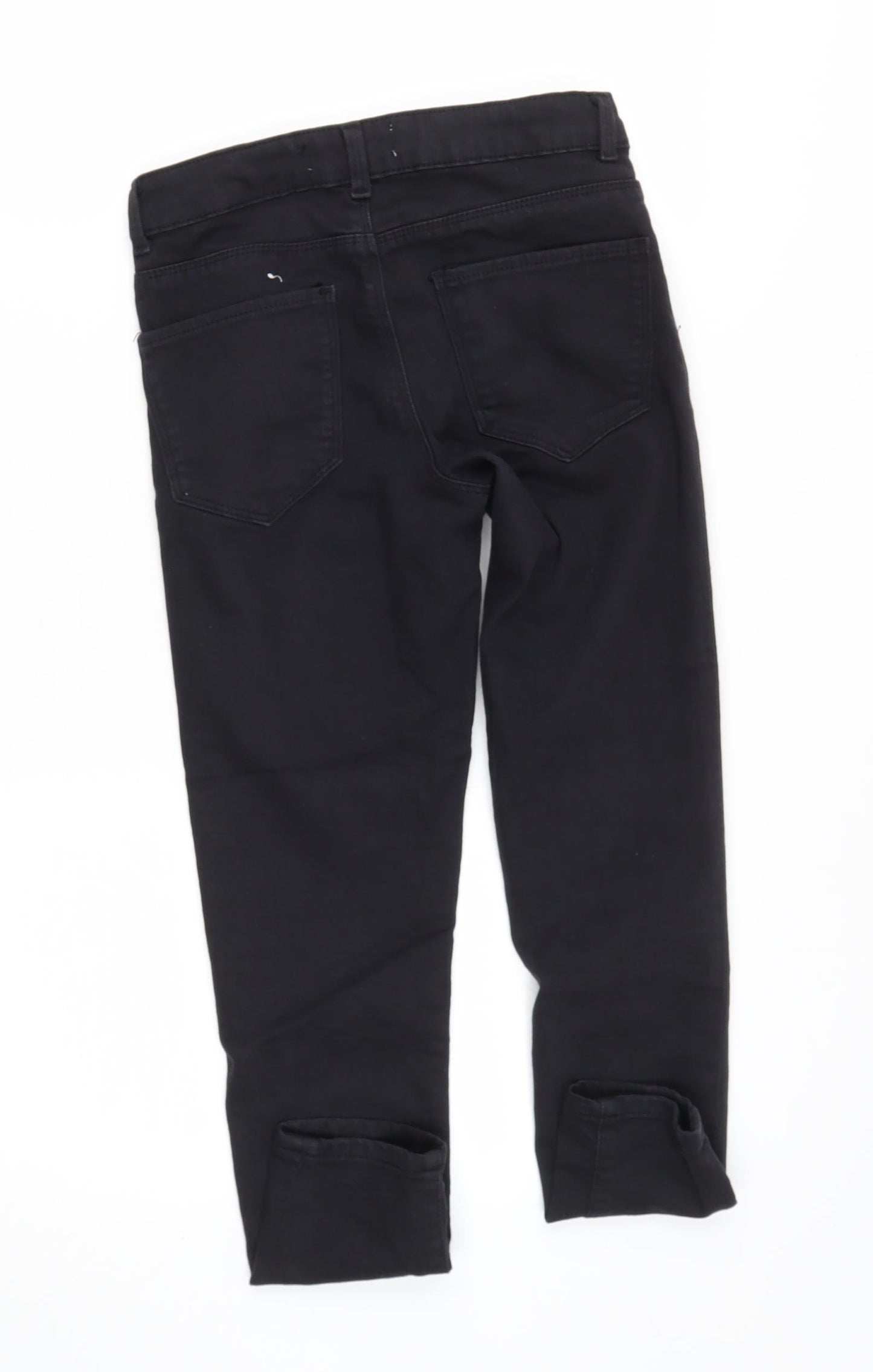 Zara Girls Black  Polyester Skinny Jeans Size 9 Months  Regular