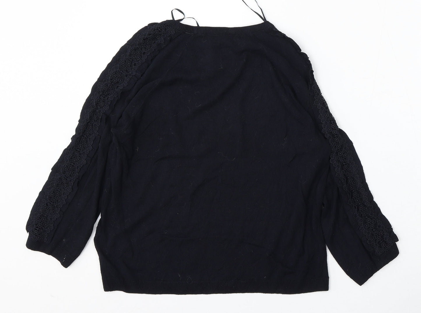 Womens UK Size 8 Marks and Spencer Blue Pullover Jumper