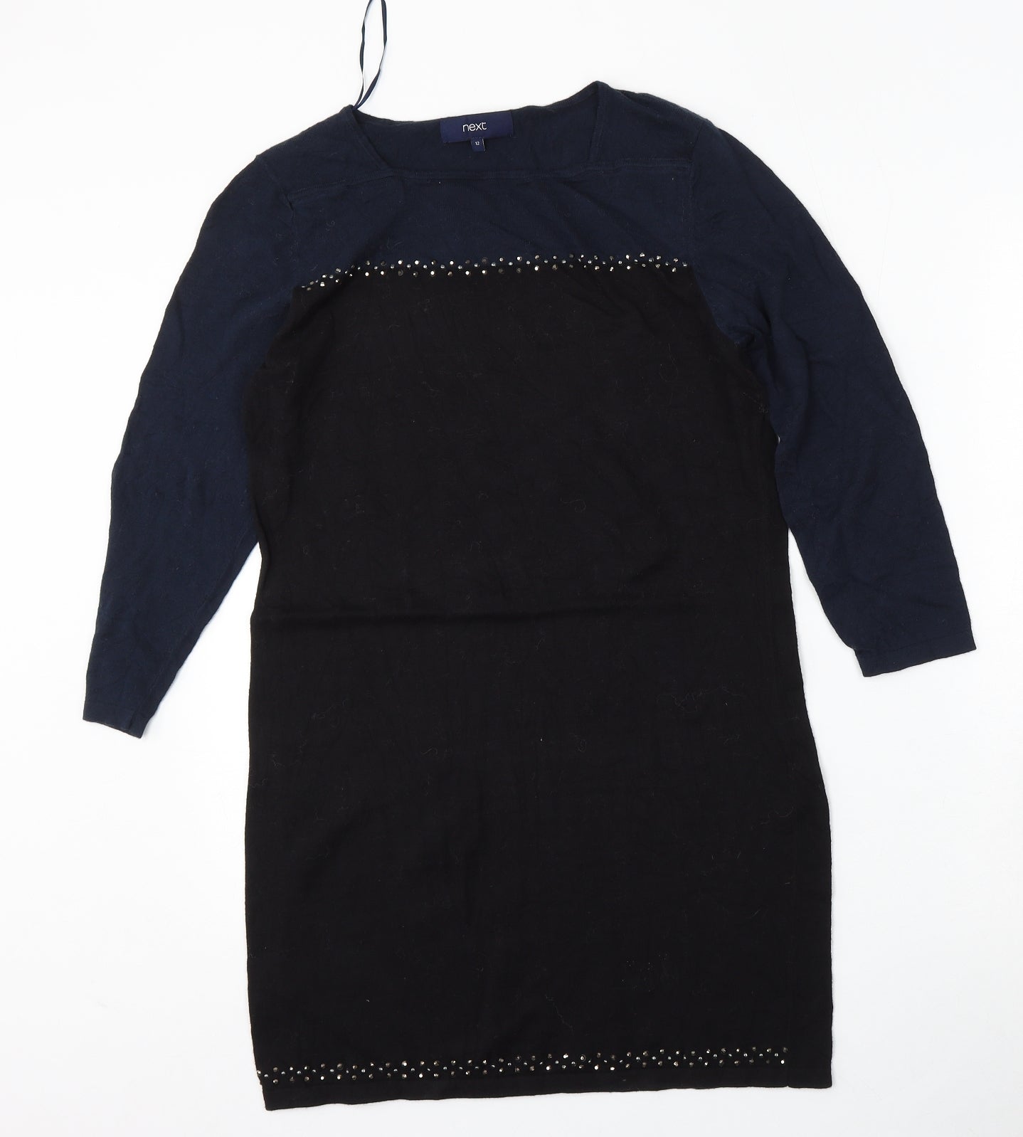 Womens UK Size 12 NEXT Blue Pullover Jumper