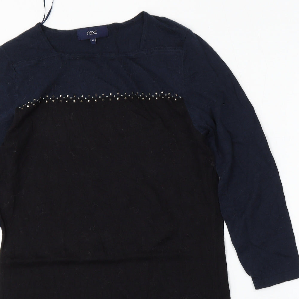 Womens UK Size 12 NEXT Blue Pullover Jumper