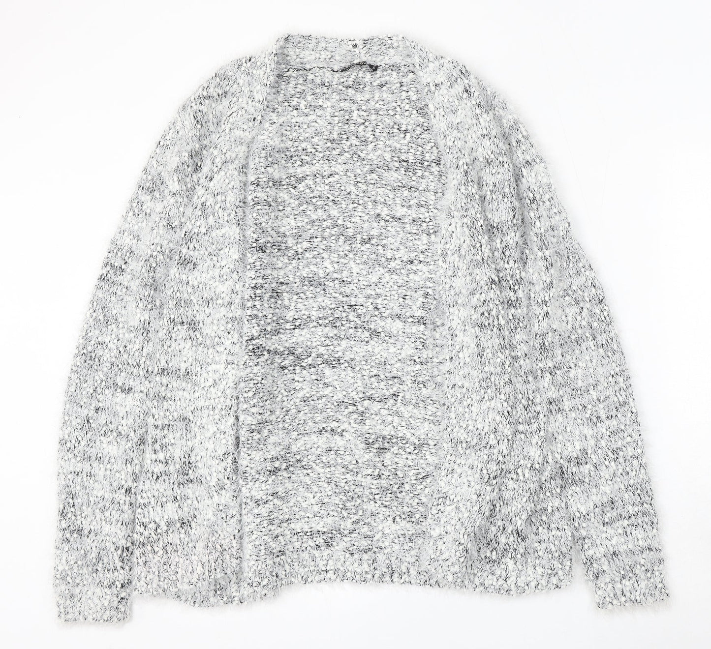 Womens UK Size S Terranova White Cardigan Jumper