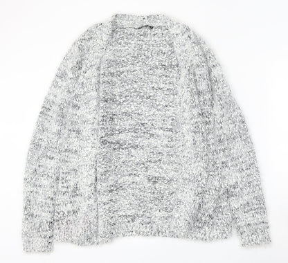 Womens UK Size S Terranova White Cardigan Jumper